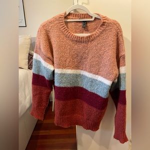 Forever 21 Striped Sweater Medium